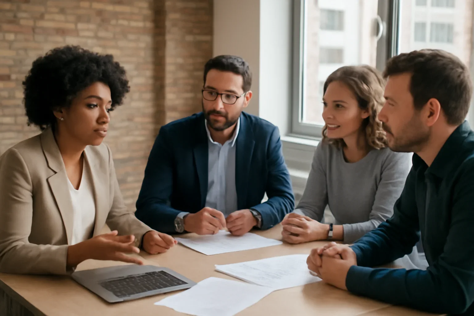 Accessibility Statement planning session for a Chicago business