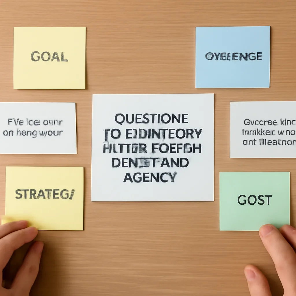 Decision framework used to evaluate questions to ask before hiring a chicago seo agency