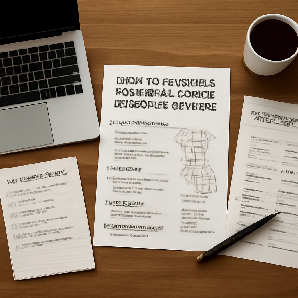 Editorial research and notes for how to research keywords across chicago neighborhoods