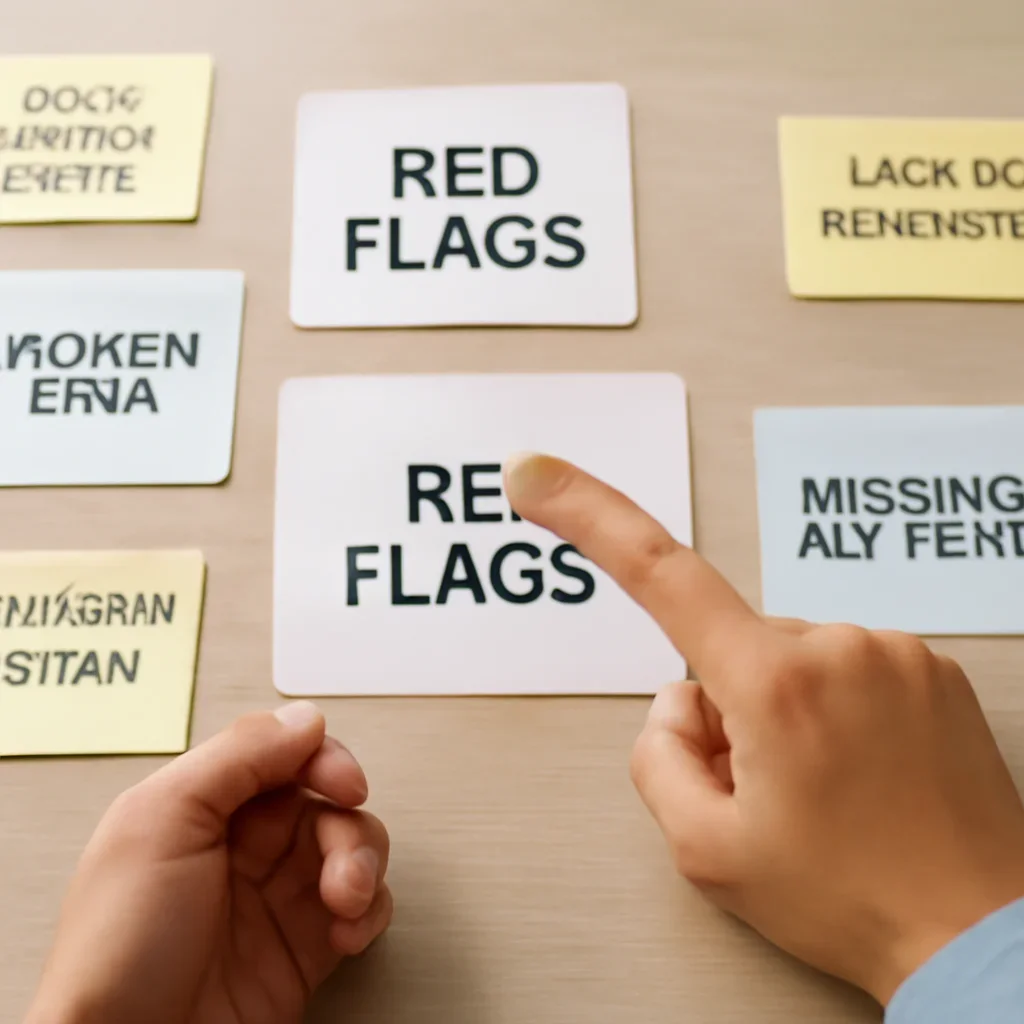 Decision framework used to evaluate seo audit red flags to check before hiring an agency
