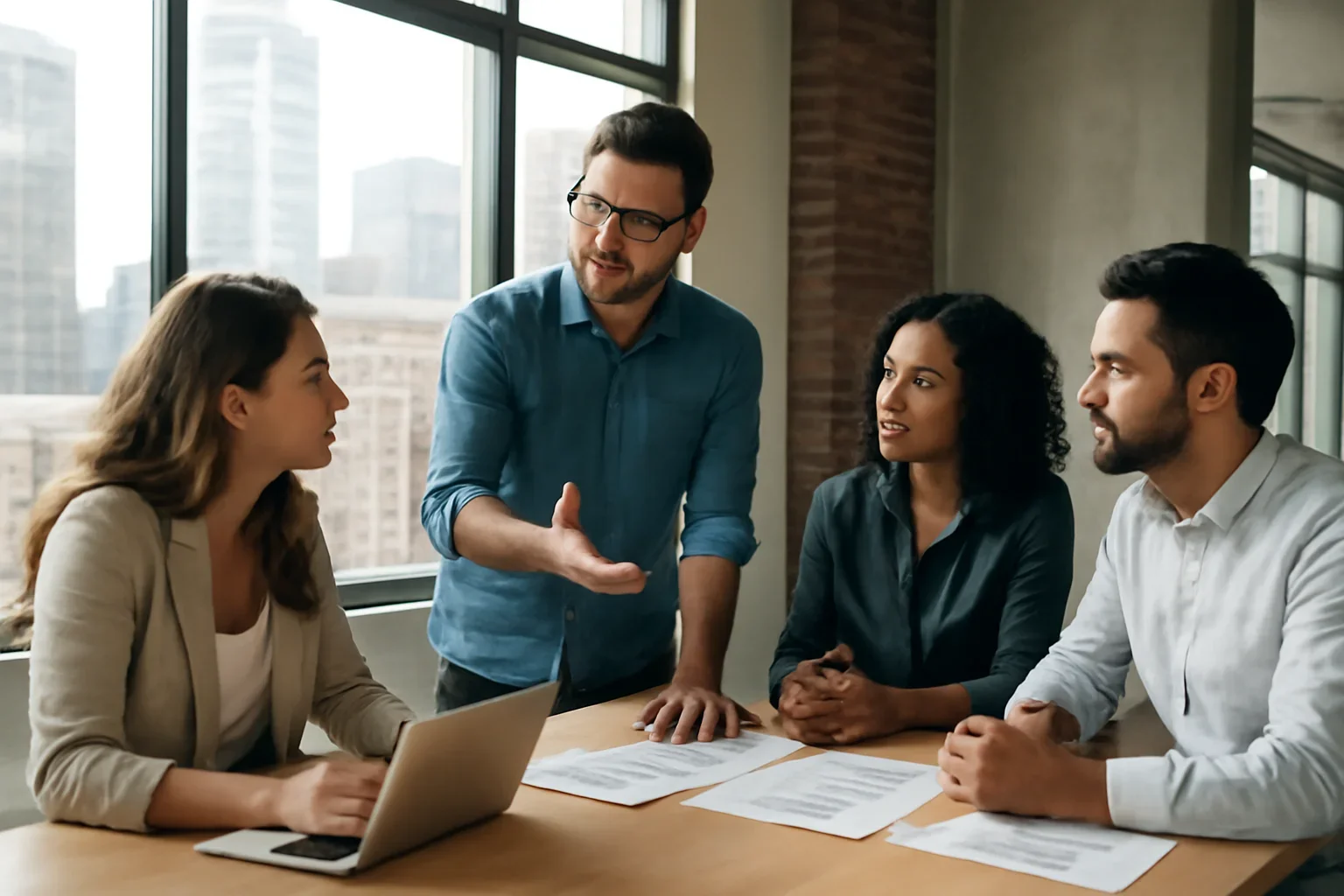 Website Redesign SEO Mistakes That Cause Traffic Loss planning session for a Chicago business