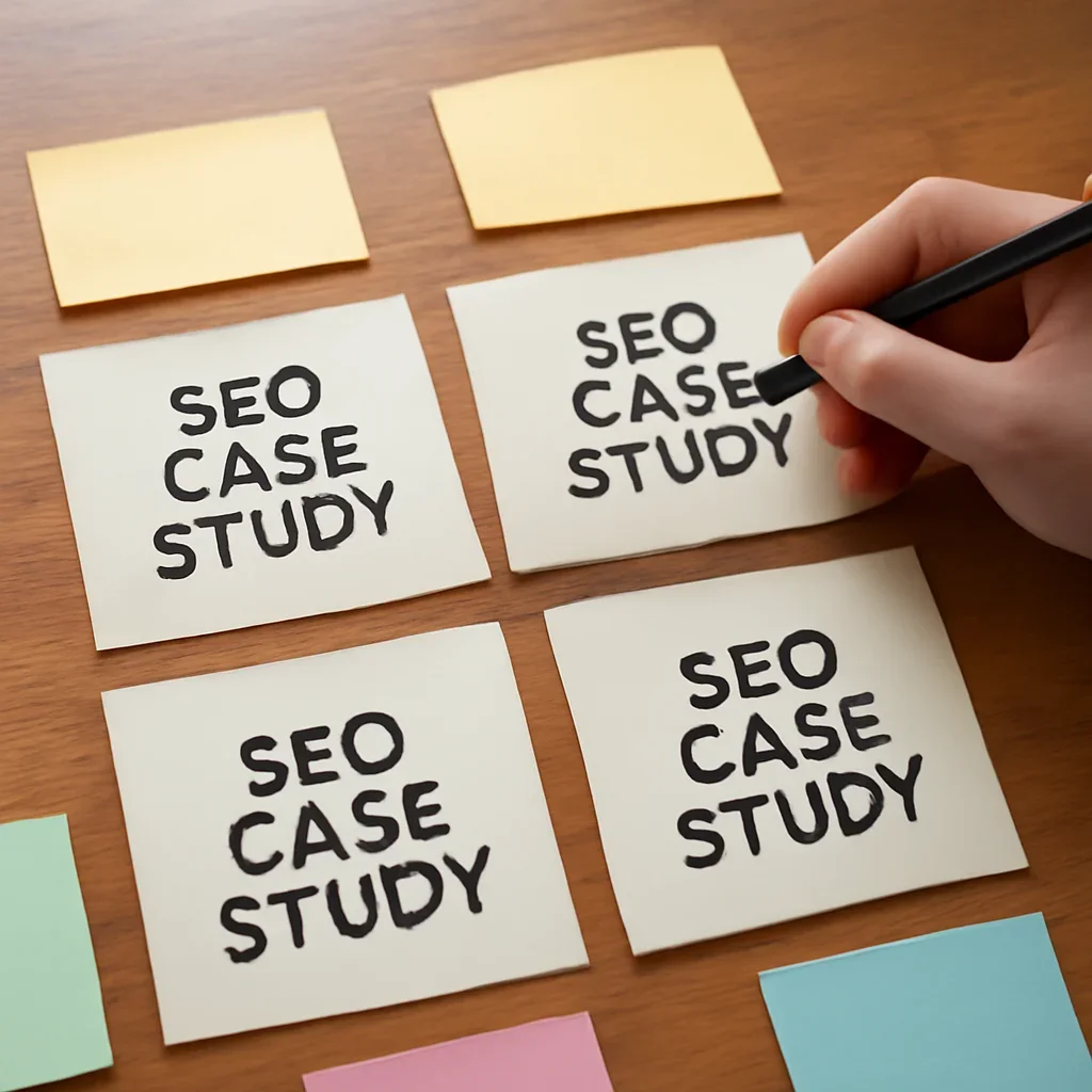 Decision framework used to evaluate seo case studies