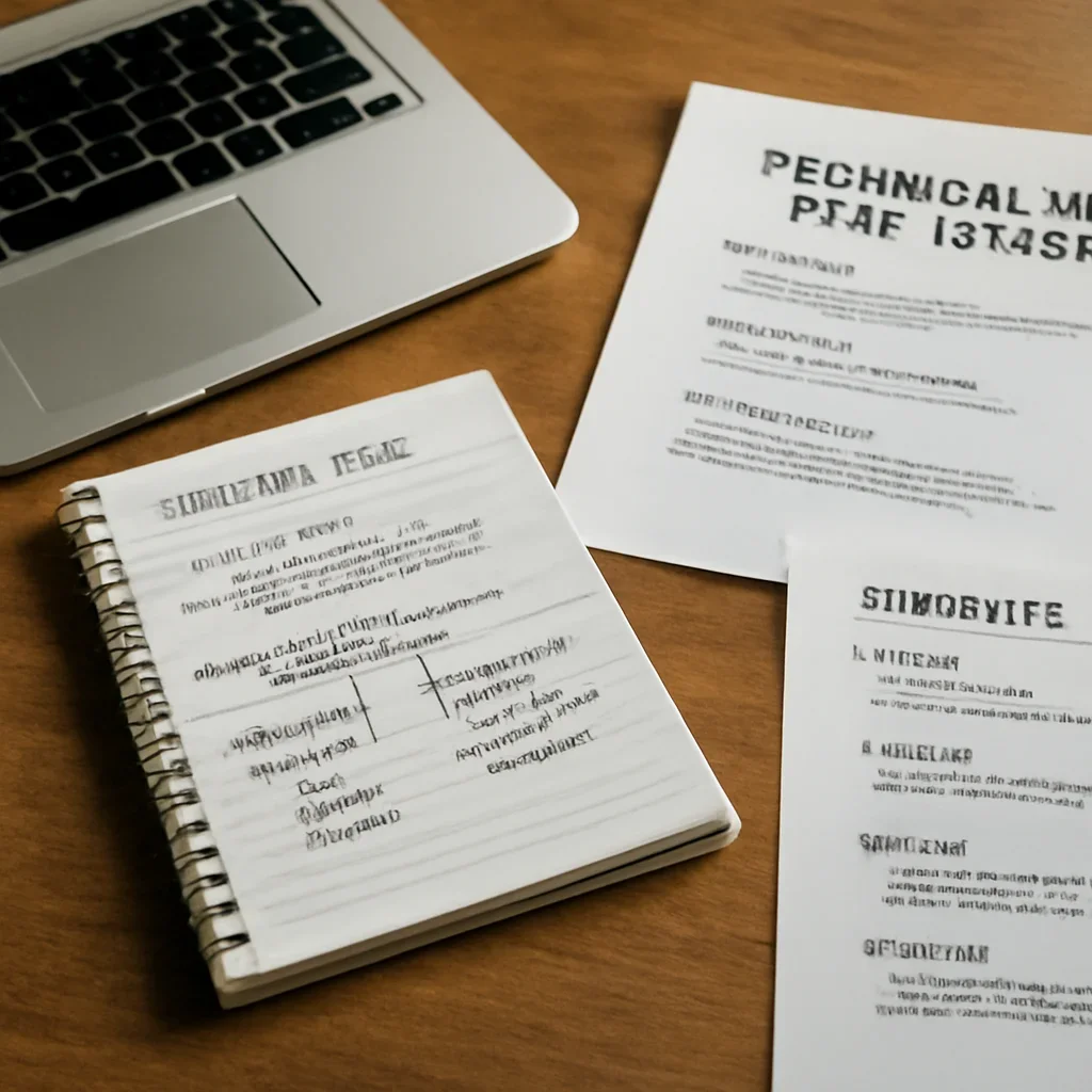 Editorial research and notes for technical seo case study