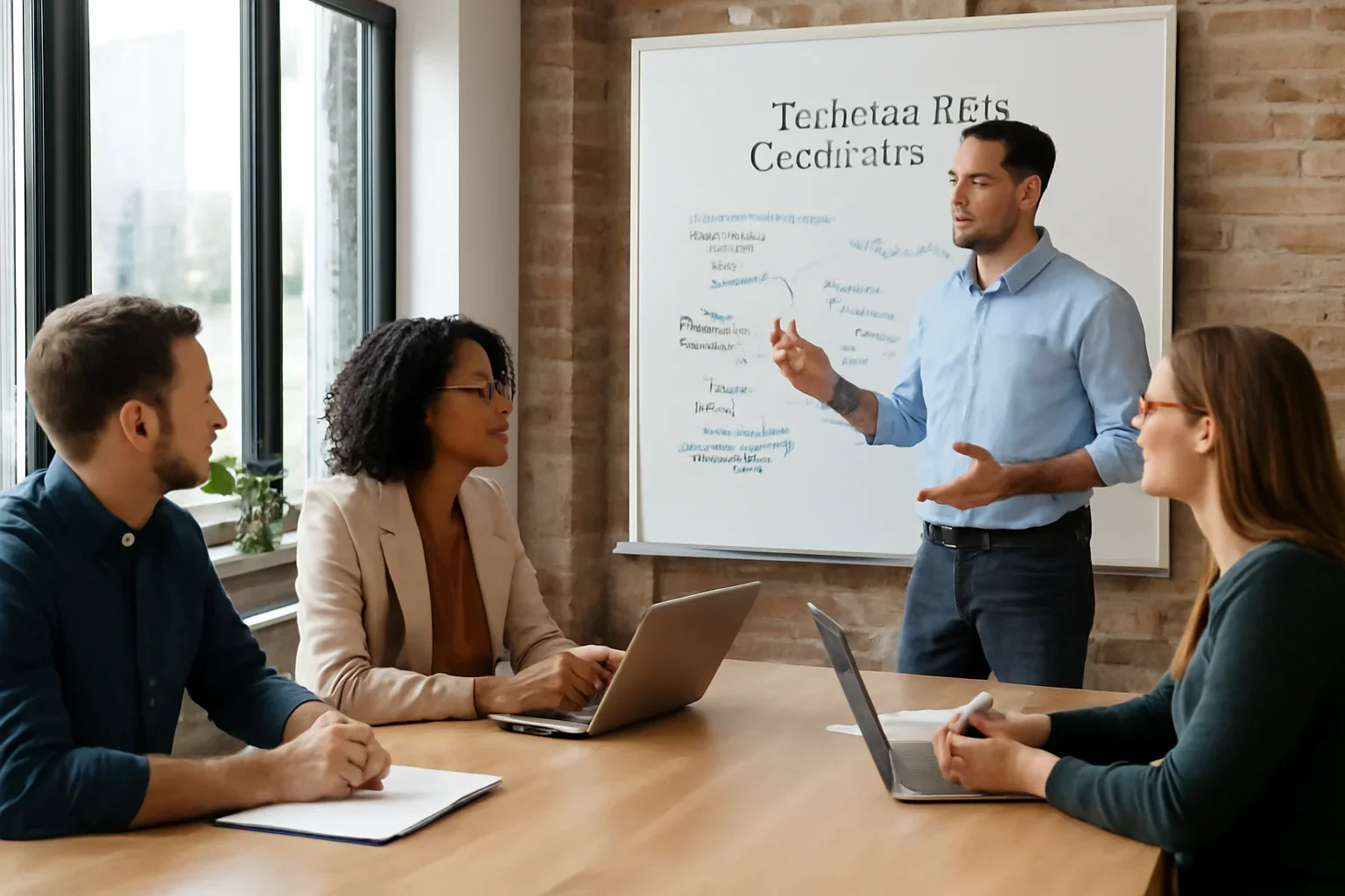 Technical SEO Case Study planning session for a Chicago business