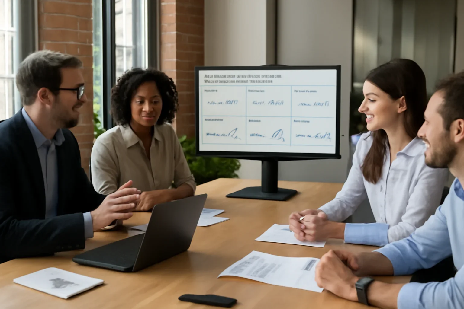 SEO Reporting Dashboard planning session for a Chicago business
