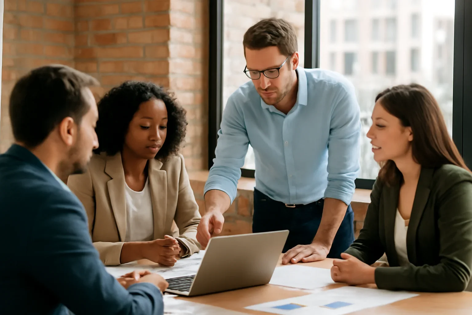 B2B SEO planning session for a Chicago business