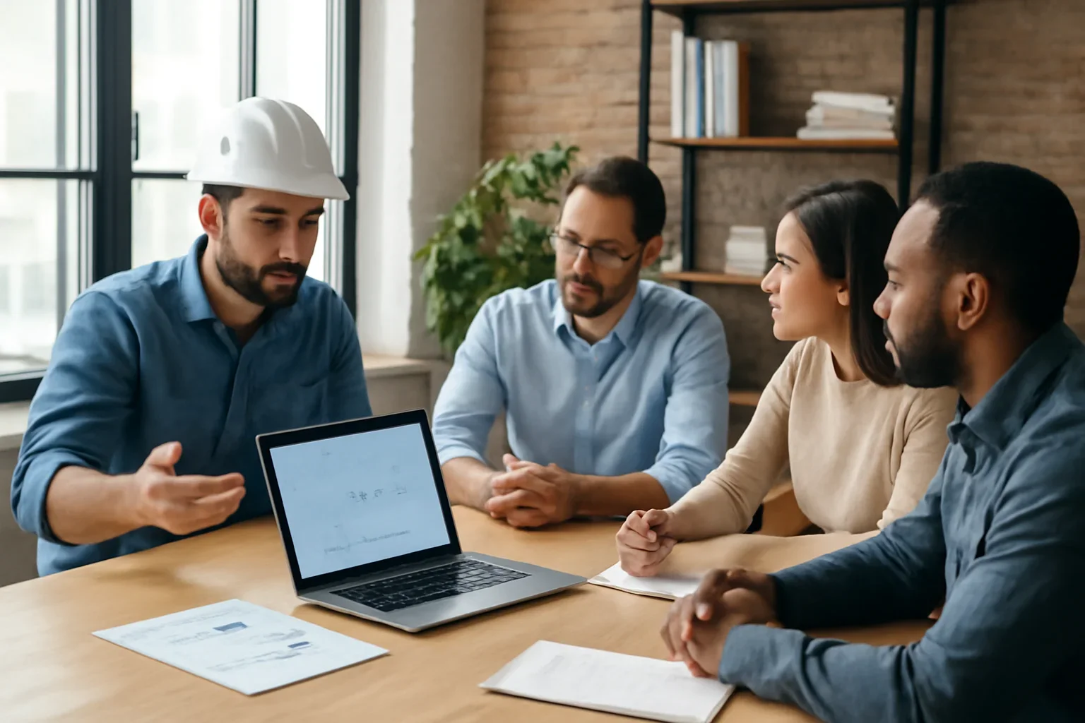 Contractor SEO planning session for a Chicago business