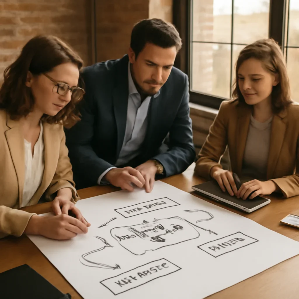 Search strategy workshop focused on landscaping seo