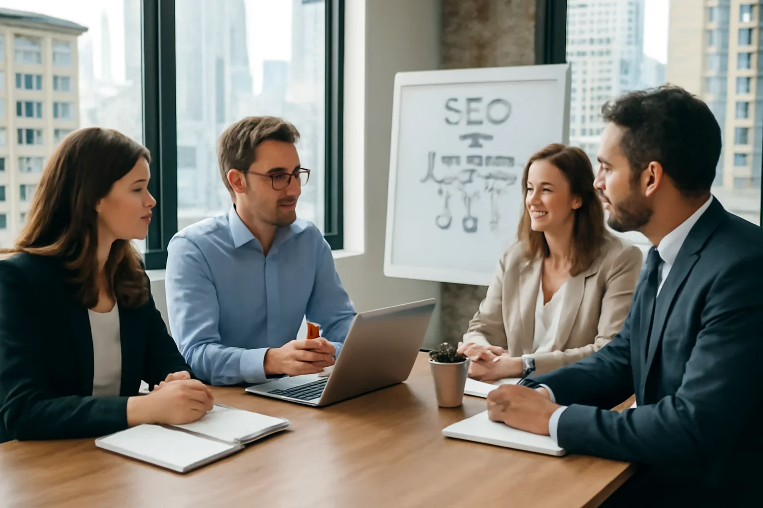 SEO for Law Firms planning session for a Chicago business