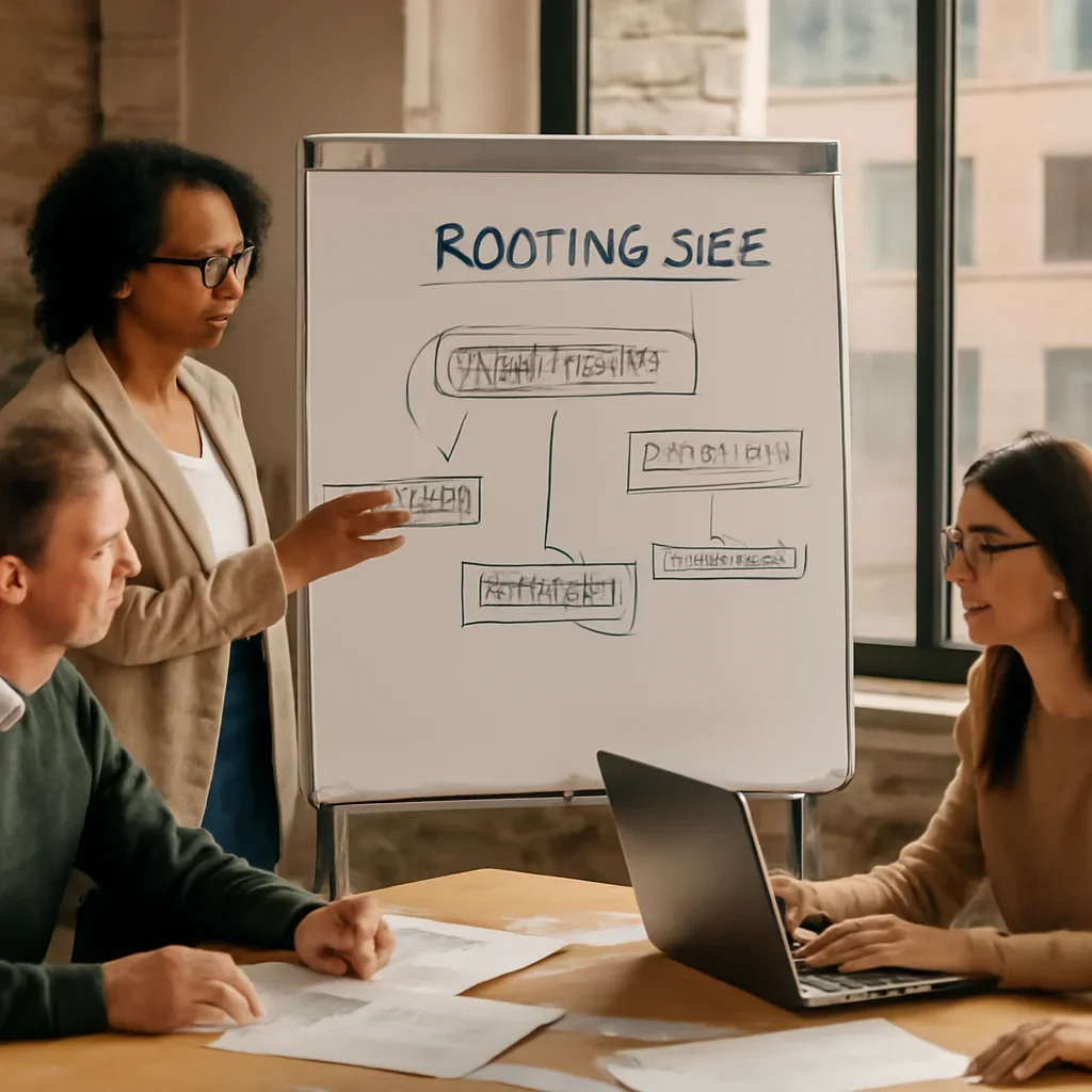 Search strategy workshop focused on roofing seo