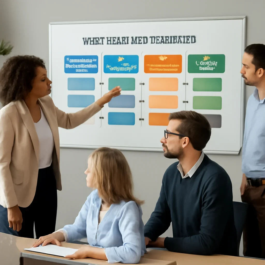 Team reviewing the implementation process for west ridge seo services