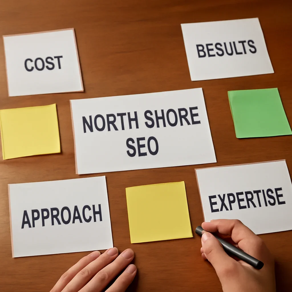Decision framework used to evaluate north shore seo