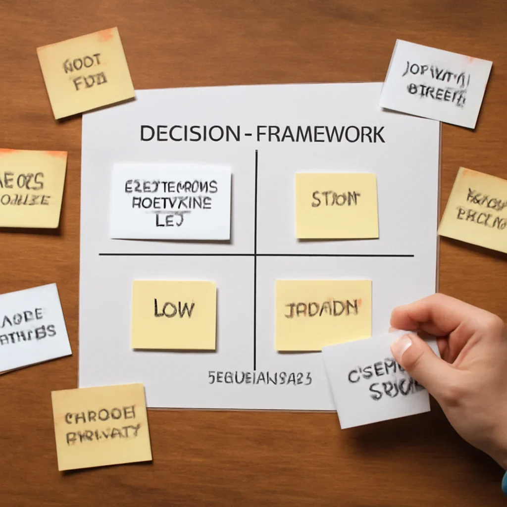 Decision framework used to evaluate northwest suburbs seo