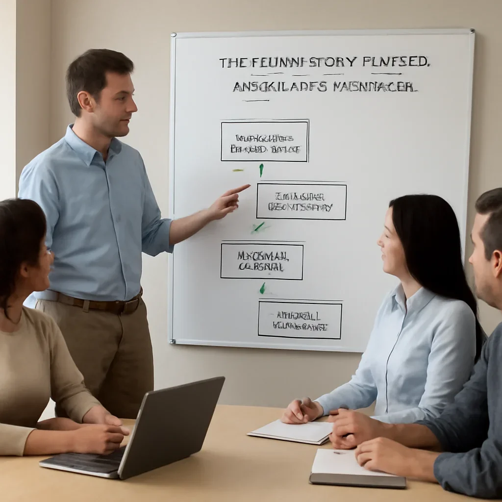 Team reviewing the implementation process for wheaton seo services