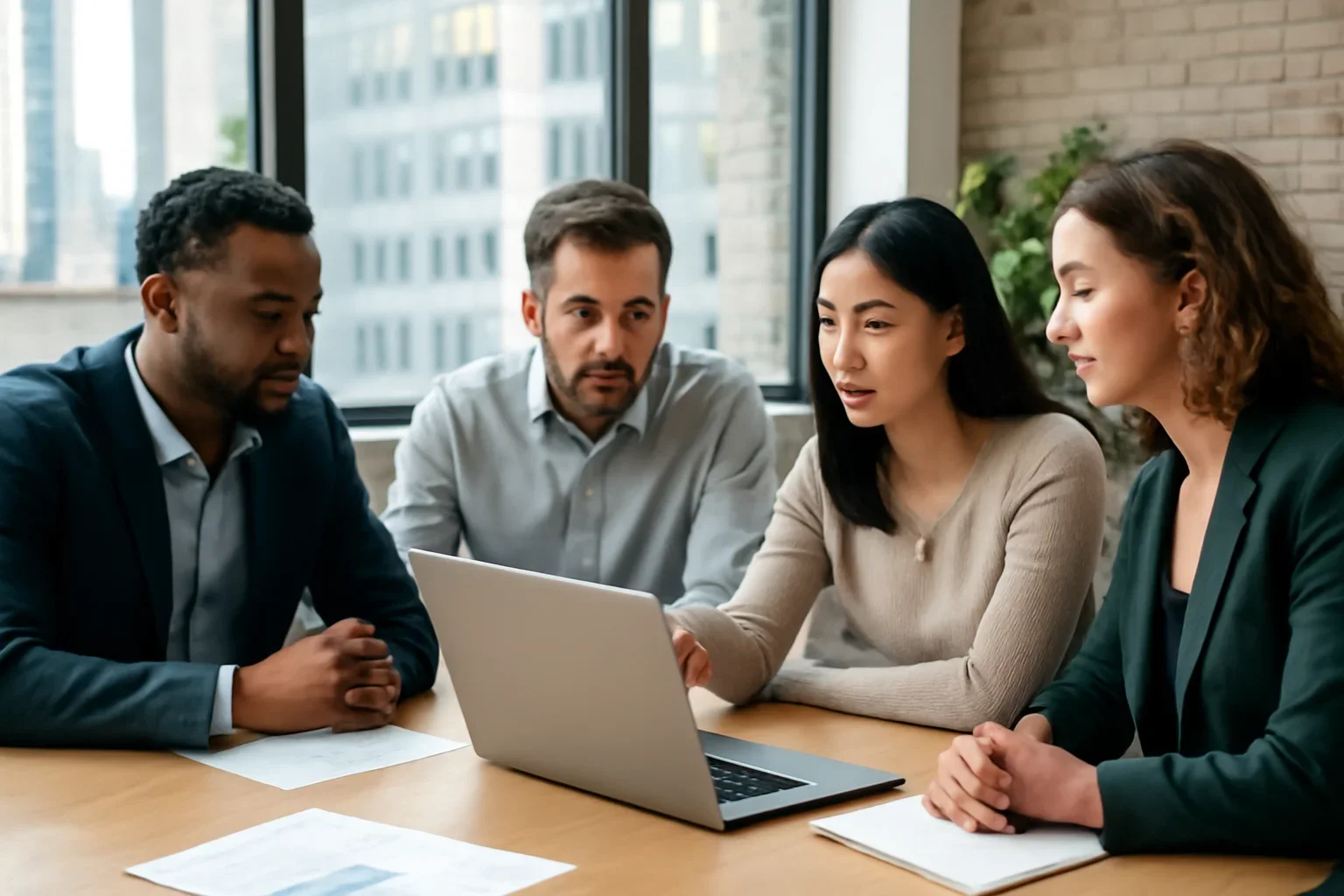 AI Search Optimization Guide planning session for a Chicago business