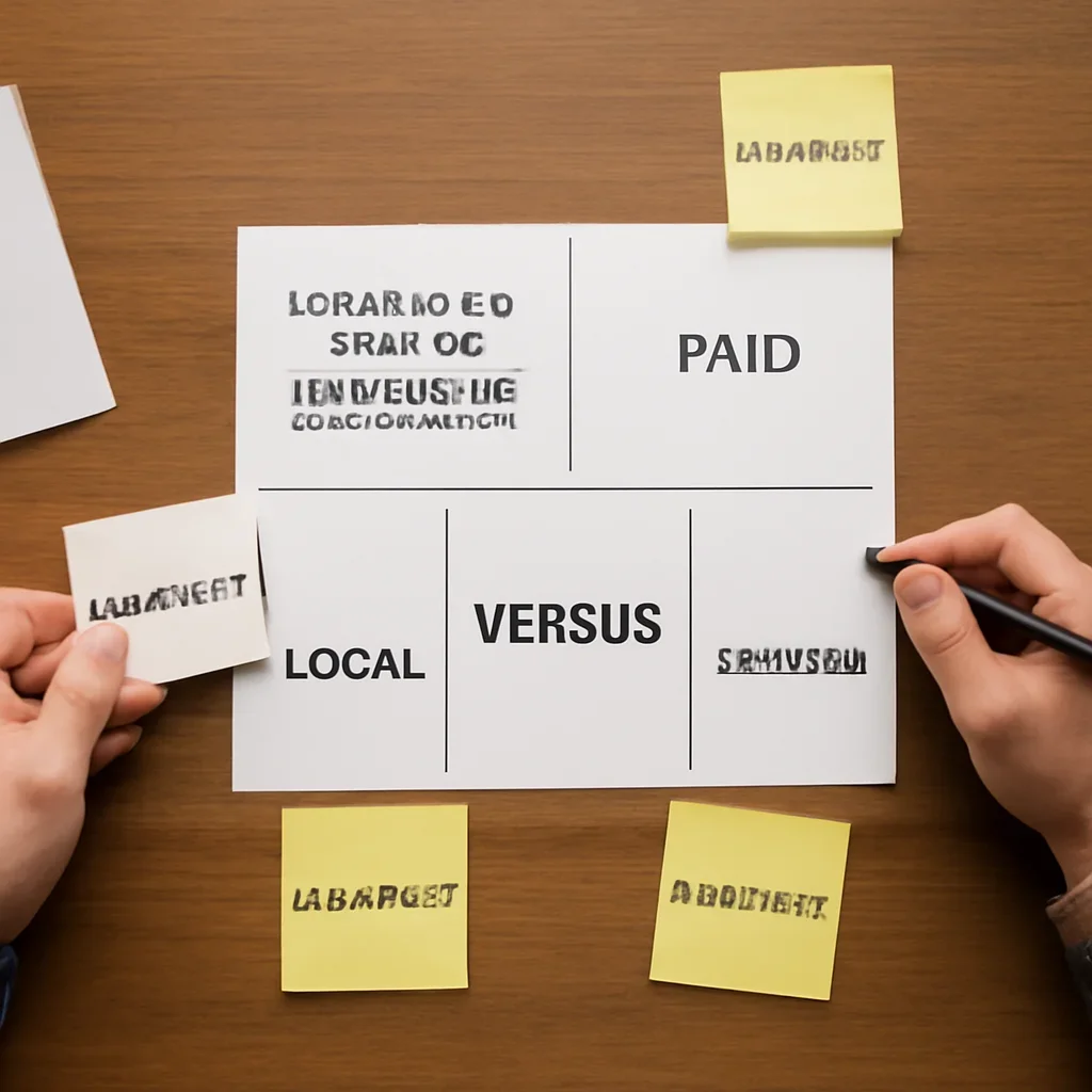 Decision framework used to evaluate chicago search marketing benchmarks