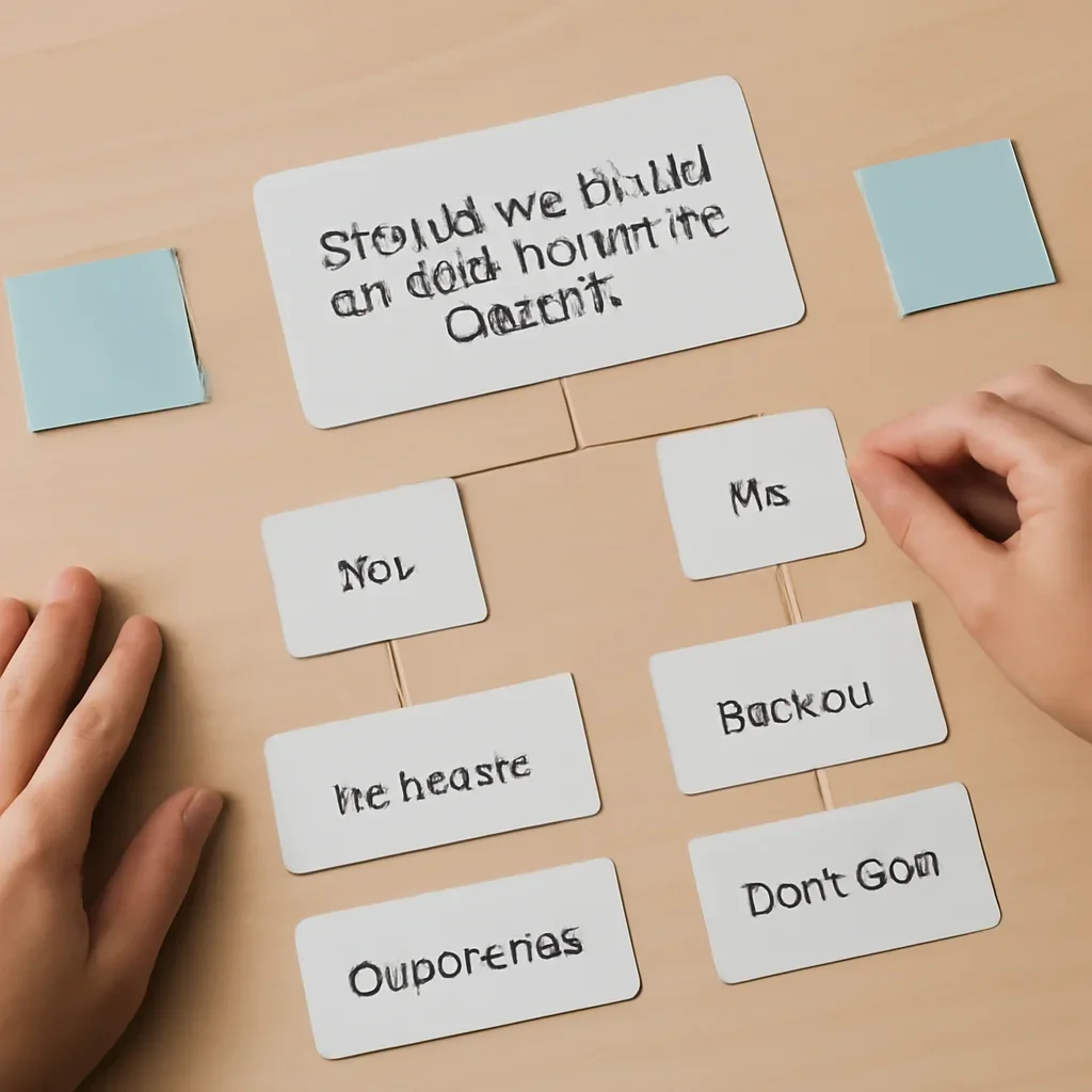 Decision framework used to evaluate seo resource center