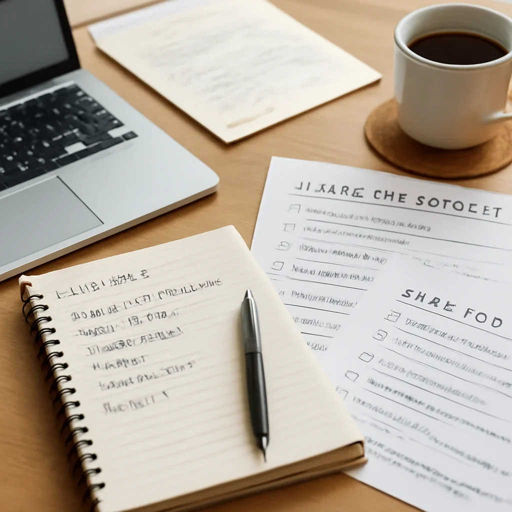Editorial research and notes for local seo checklist
