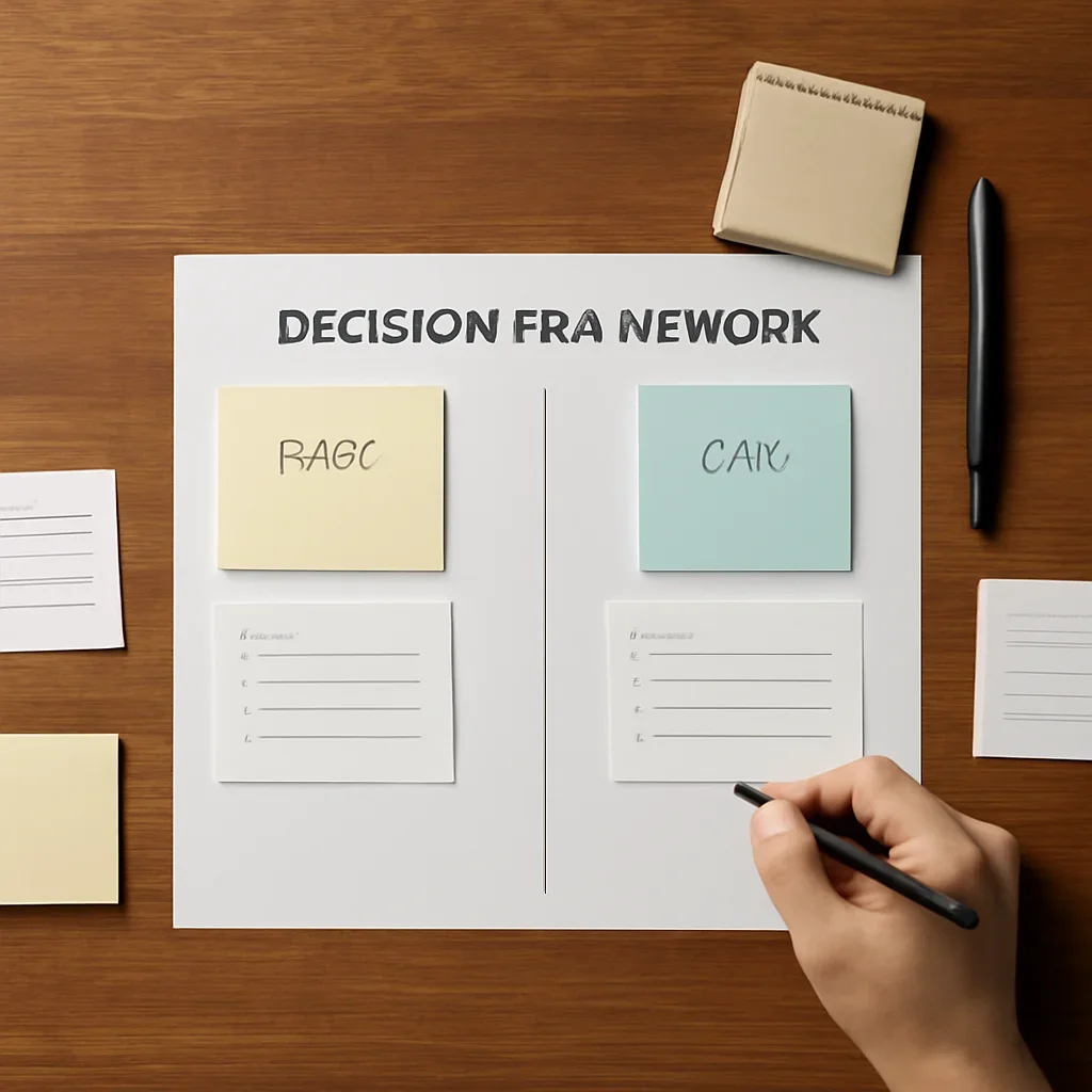 Decision framework used to evaluate local reviews guide