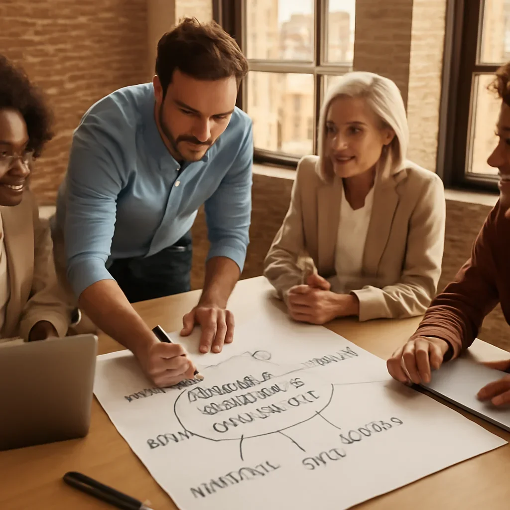 Search strategy workshop focused on content marketing