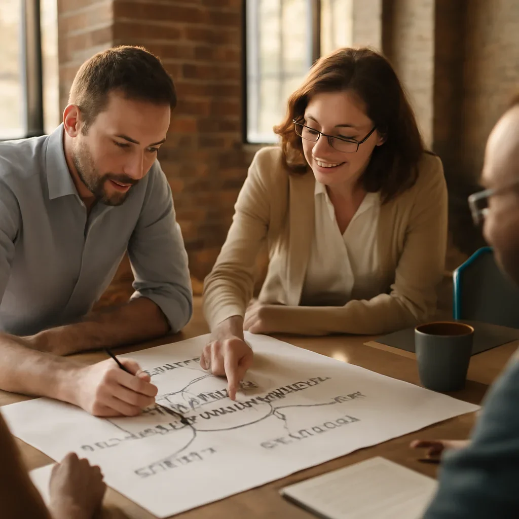Search strategy workshop focused on seo content services