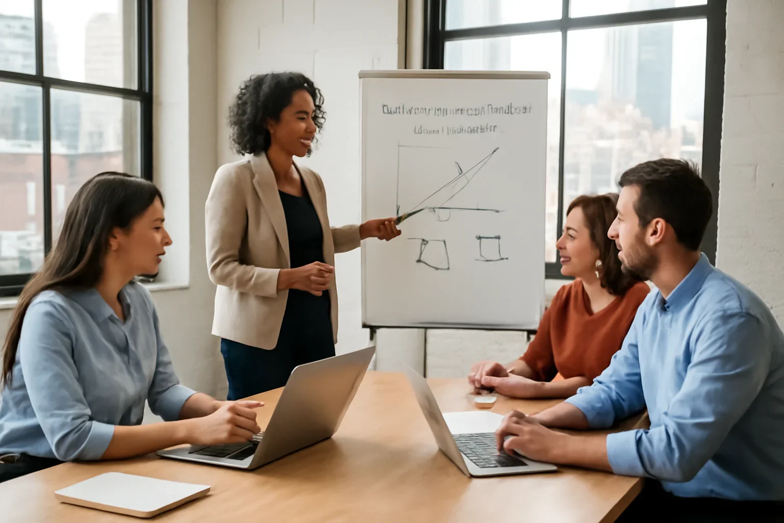 Conversion Rate Optimization planning session for a Chicago business