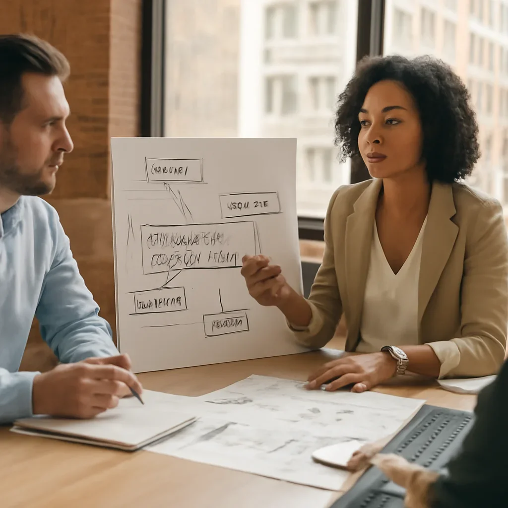 Search strategy workshop focused on digital marketing