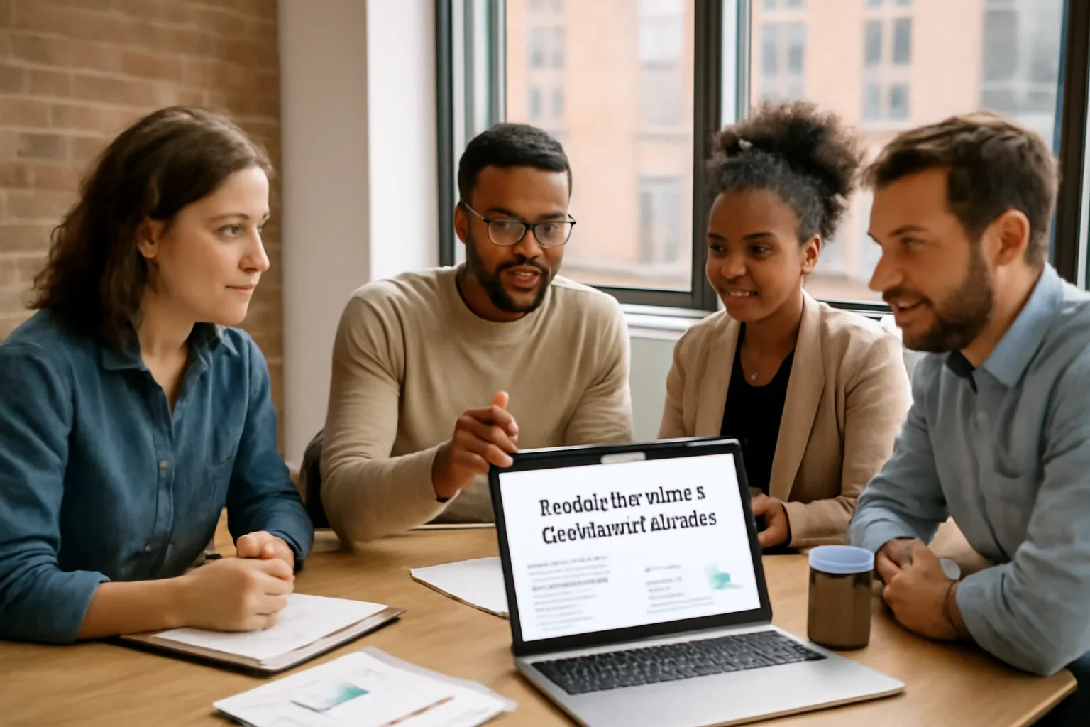 Google Business Profile Optimization planning session for a Chicago business