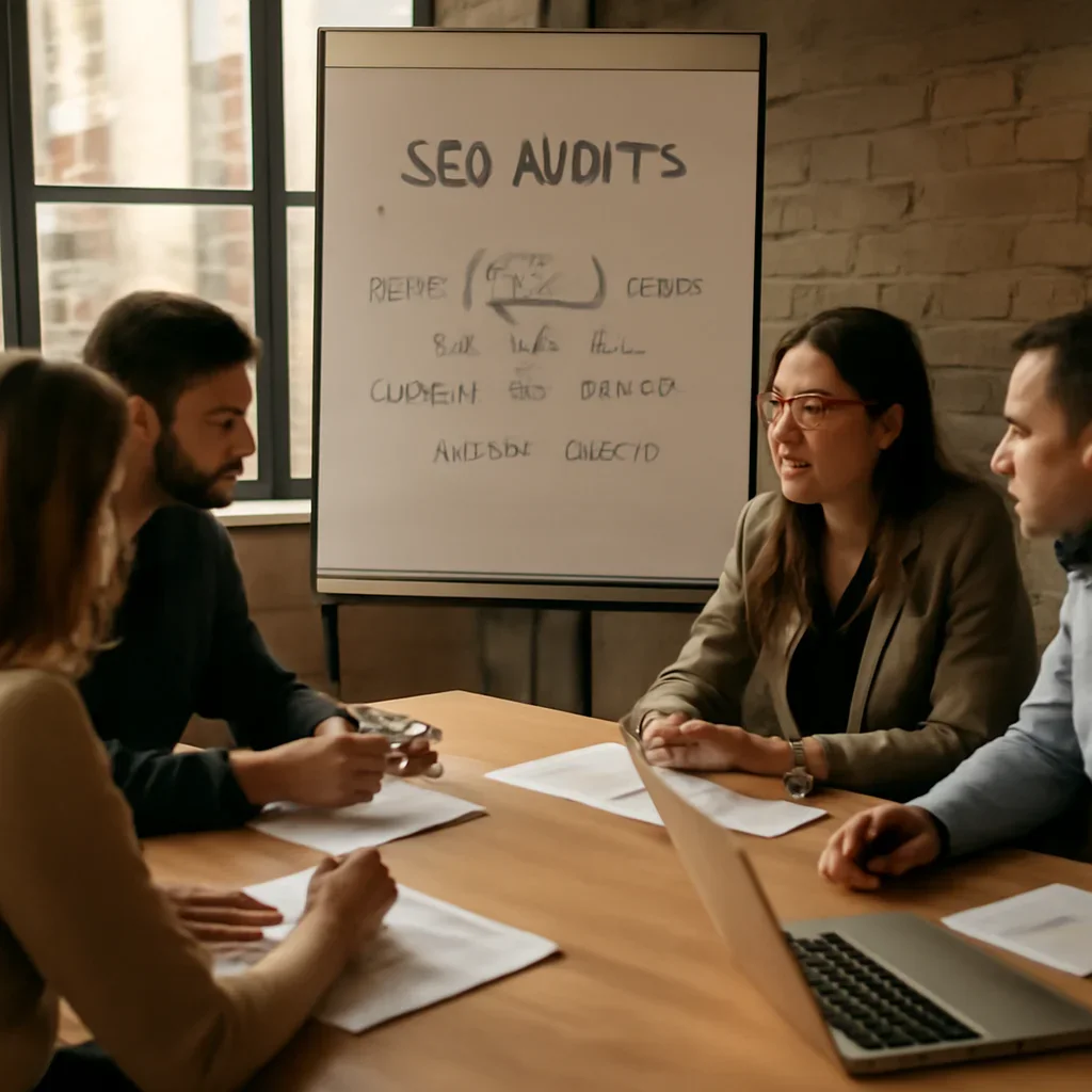 Search strategy workshop focused on seo audits