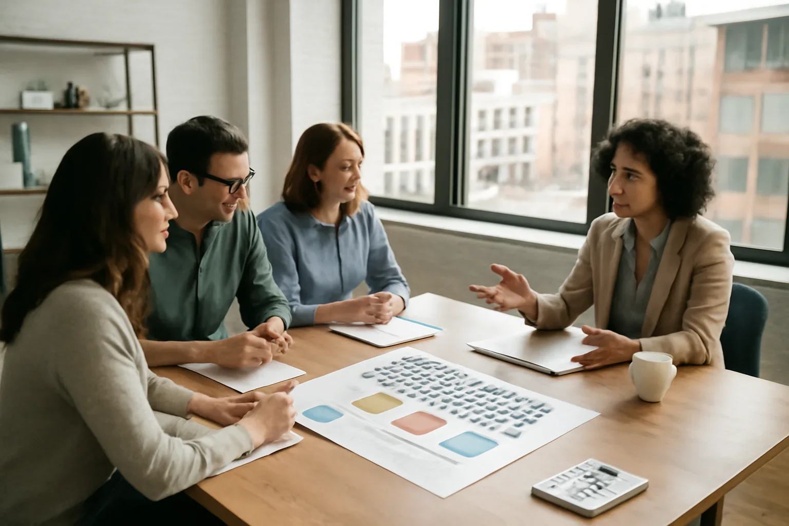 Social Media Marketing planning session for a Chicago business
