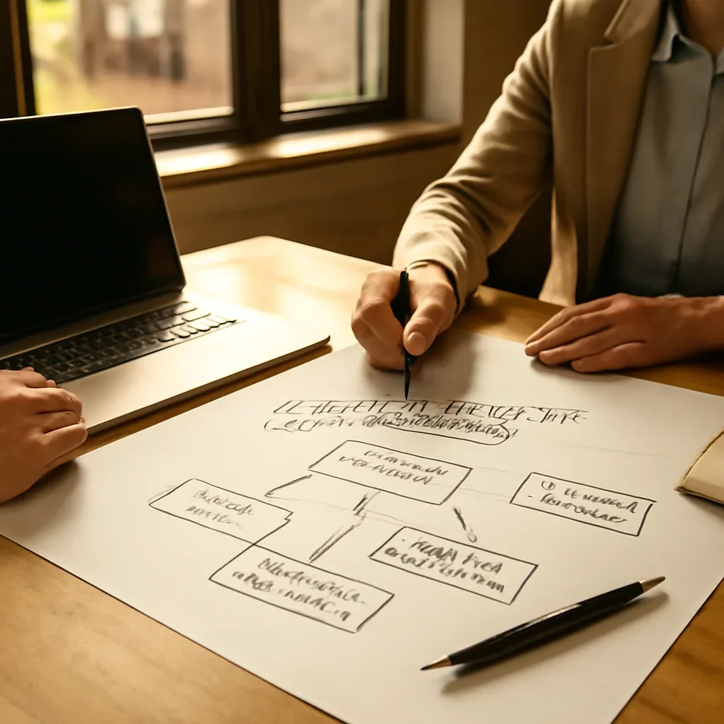 Search strategy workshop focused on social media marketing