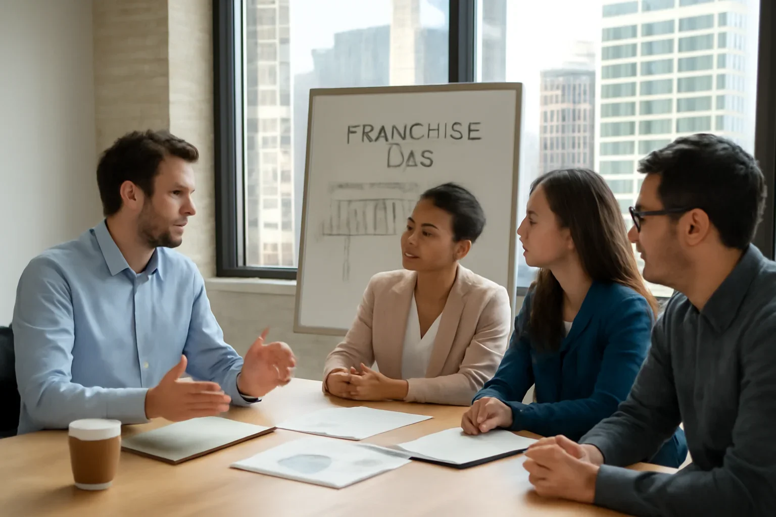 Franchise SEO planning session for a Chicago business